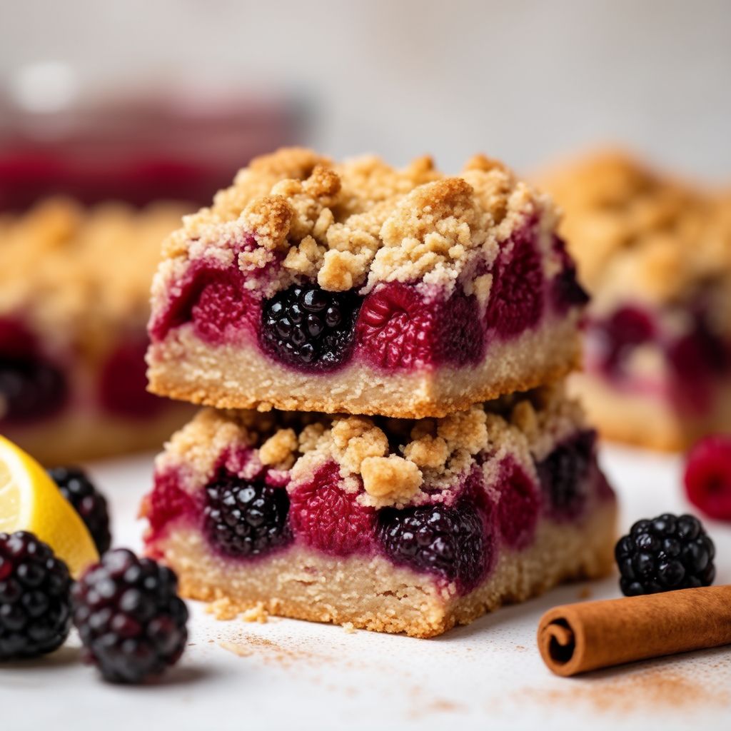 Barrette di Crumble ai Frutti di Bosco