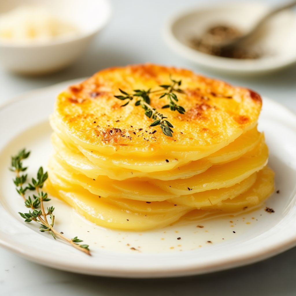 Creamy Herb-Infused Potato Gratin
