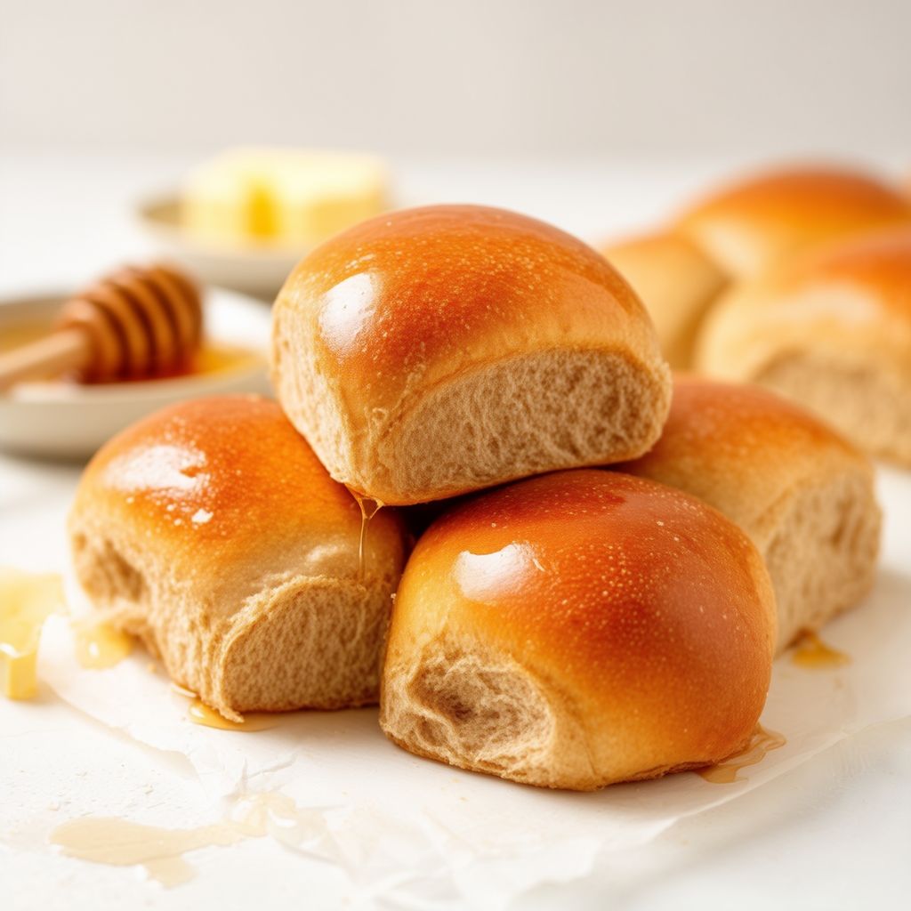 Vollkorn-Honig-Brötchen