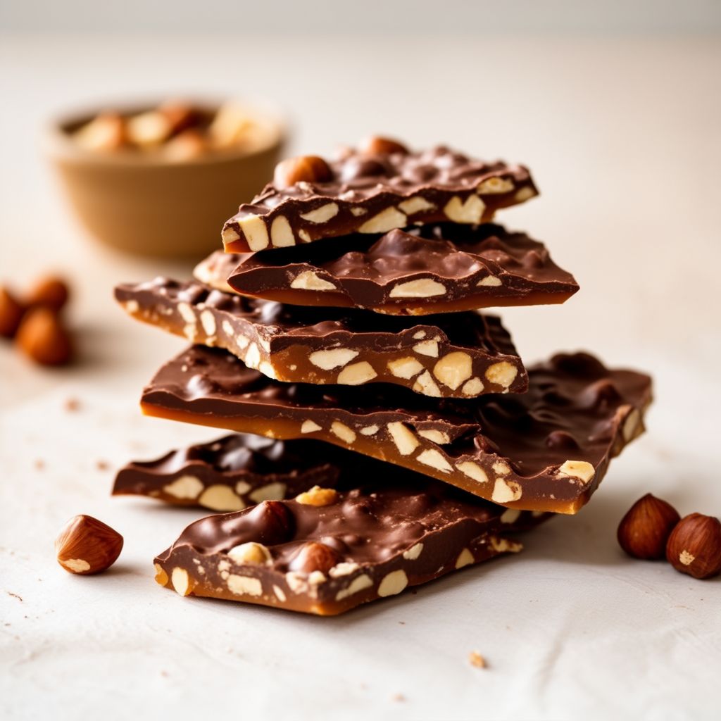 Chocolate Hazelnut Crunch Toffee
