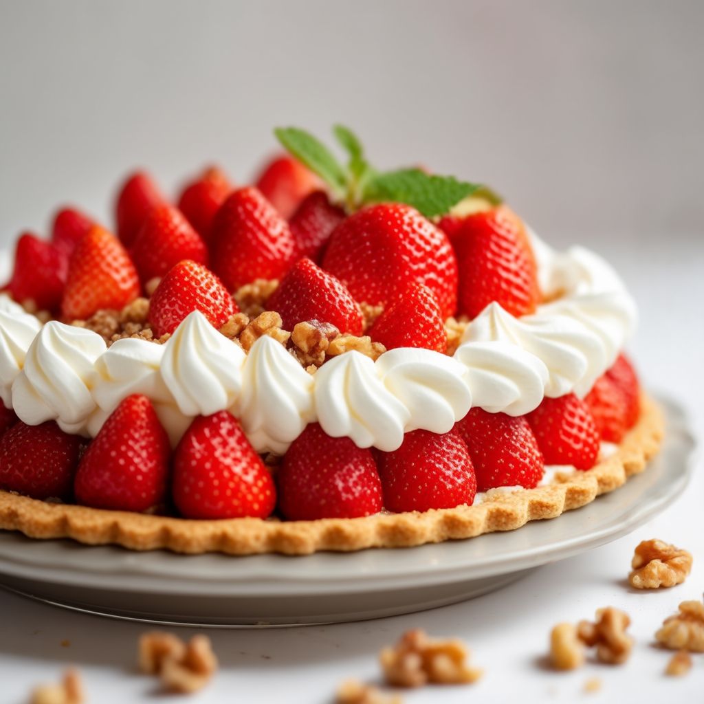 Erdbeer-Walnuss-Delight-Torte