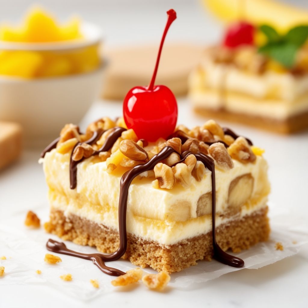 Tropical Banana Bliss Bars