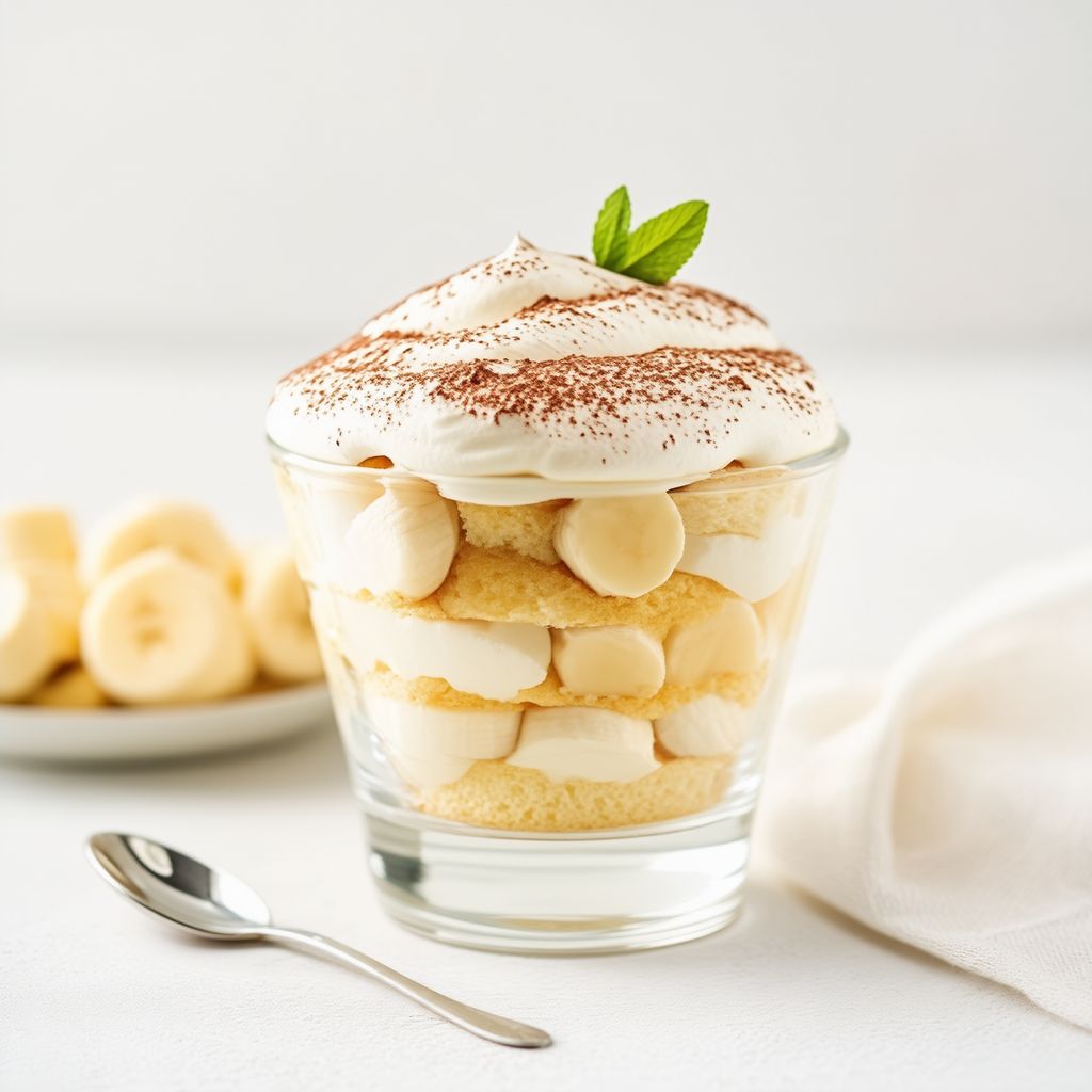 Delizia alla Crema di Banana con Panna Montata