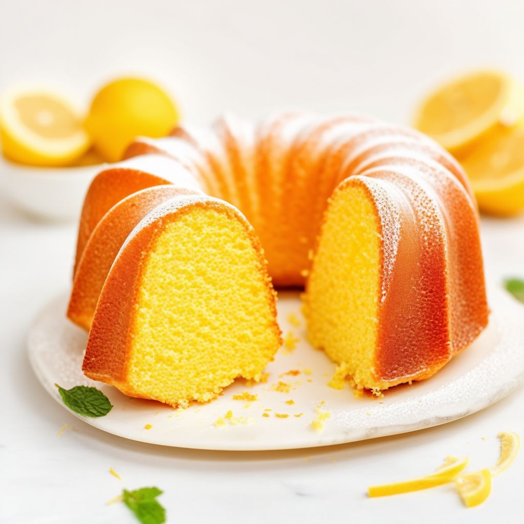 Zesty Lemon Yogurt Bundt Cake