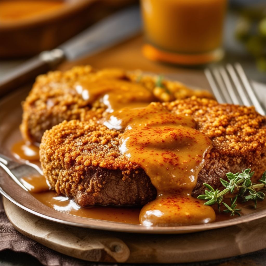 Crispy Southern-Style Steaks with Spicy Gravy