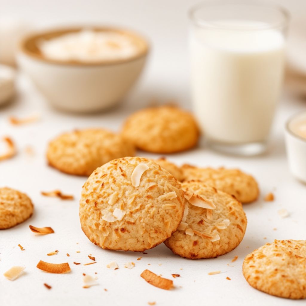 Geröstete Kokosnuss Bliss Cookies
