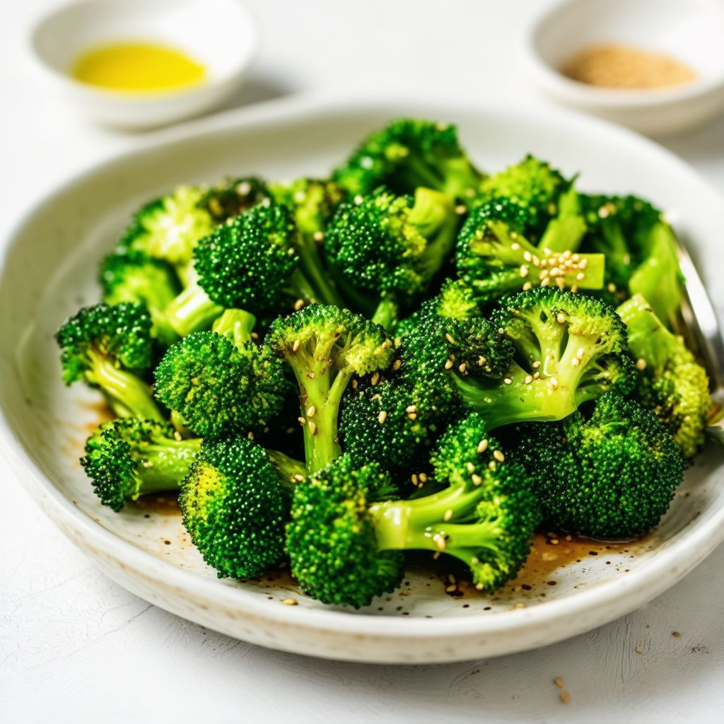 Knoblauch-Teriyaki-Röstbrokkoli