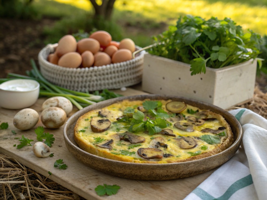 Champignon-Frittata