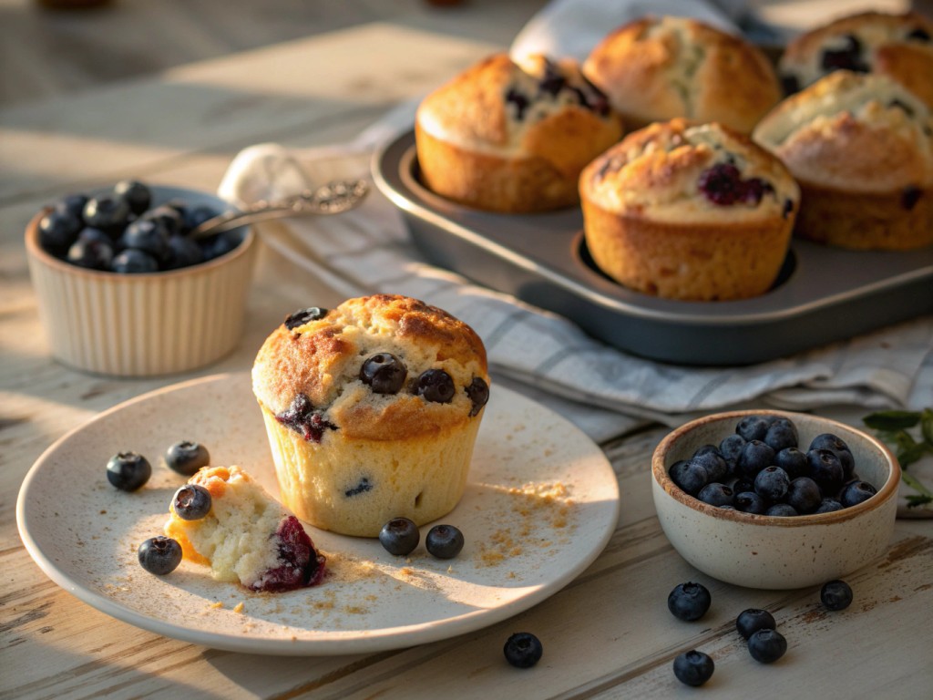 Sauerteig-Englische Muffins (Klassisch & Wilde Blaubeere)