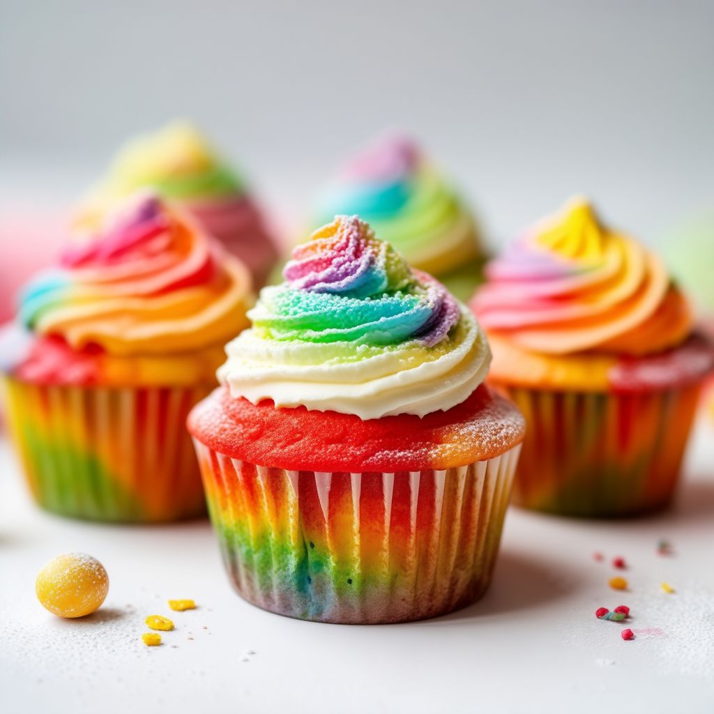 Muffin Arcobaleno Vivaci