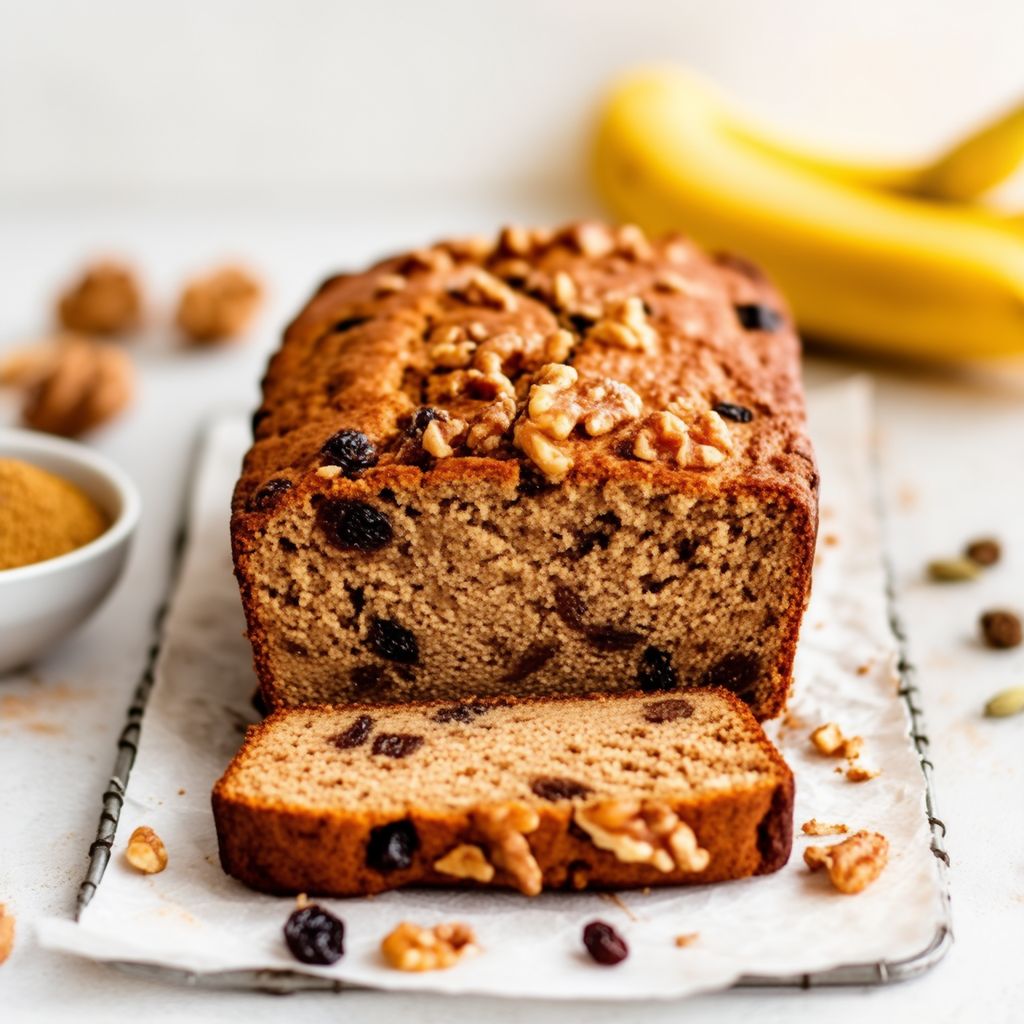 Gewürzter Bananen-Walnuss-Brot