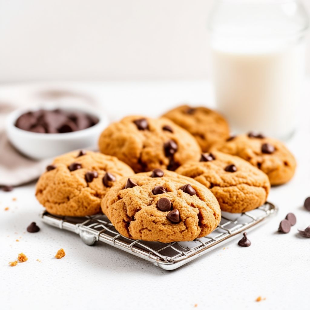Biscotti Chewy al Burro di Arachidi e Cioccolato