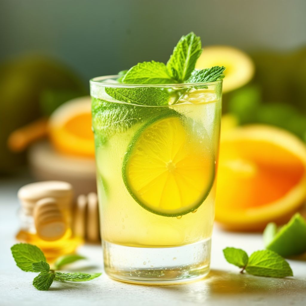 Refreshing Mint Citrus Spritzer