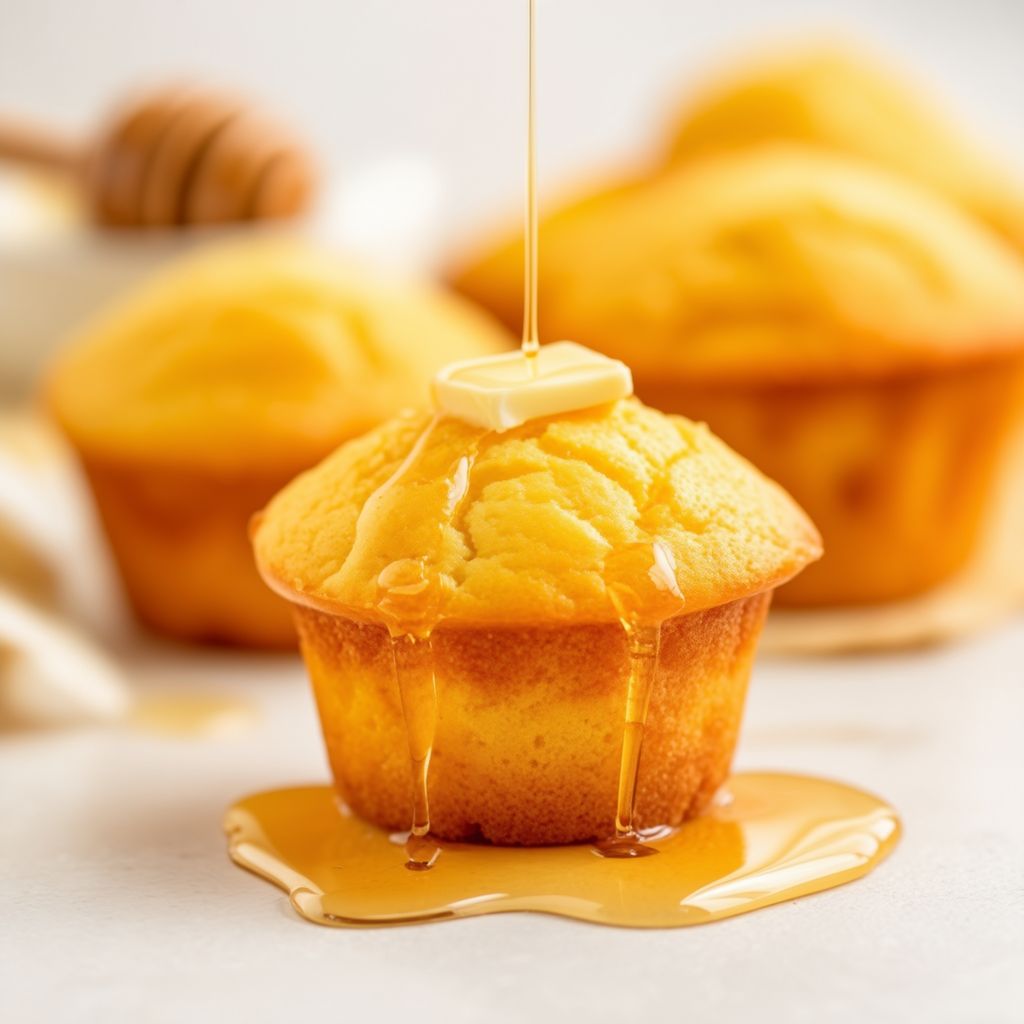 Muffin di Mais al Miele Dorato