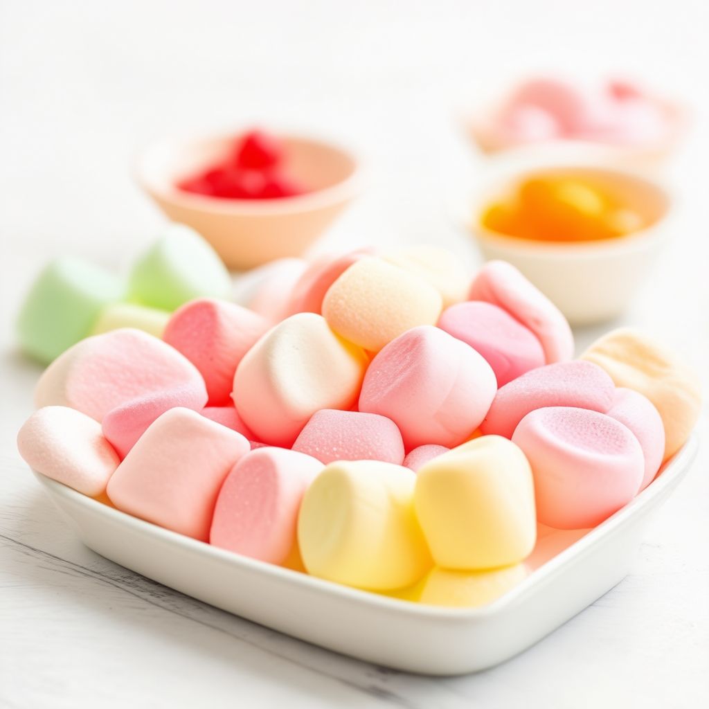 Bocconcini di Marshmallow Ricoperti di Gelatina Morbida