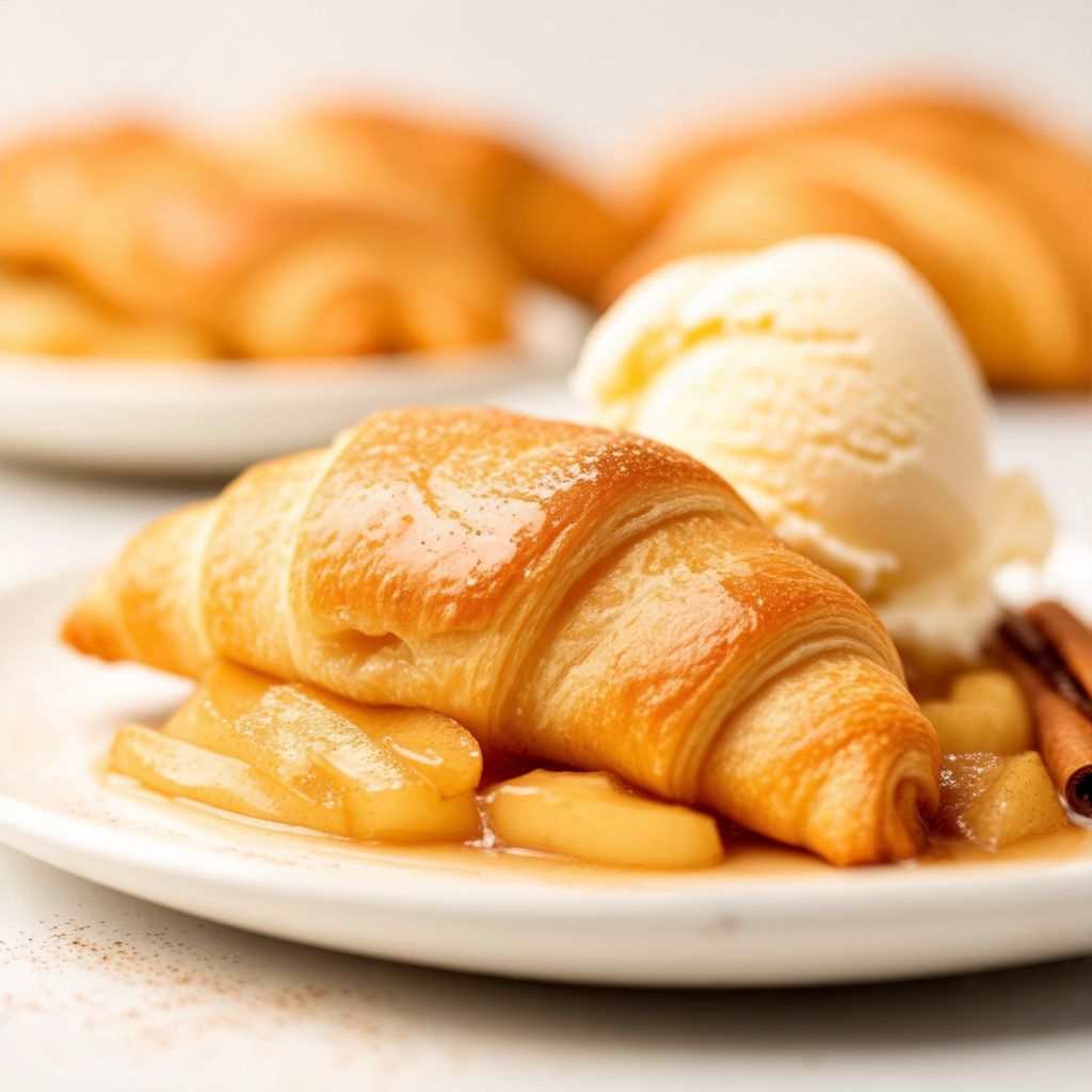 Zimt-Apfel-Crescent-Dumplings
