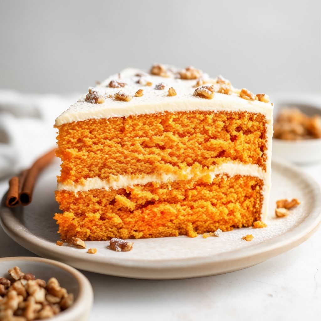 Goldene Karotten-Delight-Torte