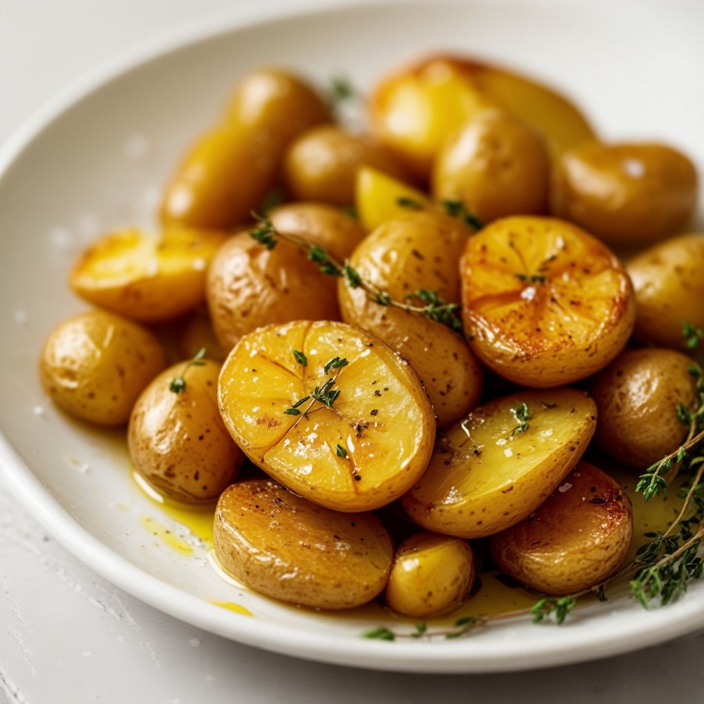 Herb-Infused Garlic Roasted Potatoes