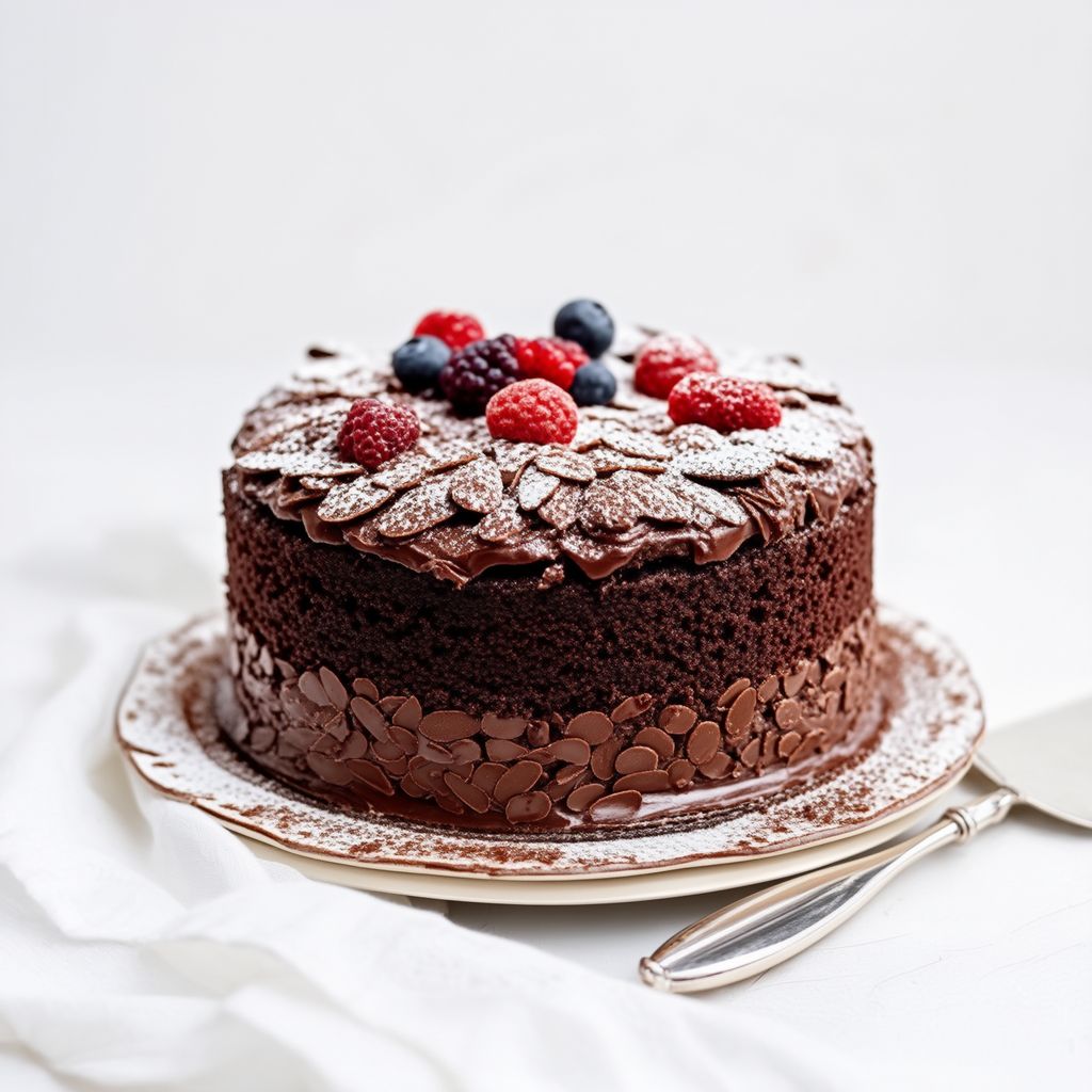 Chocolate Almond Delight Cake