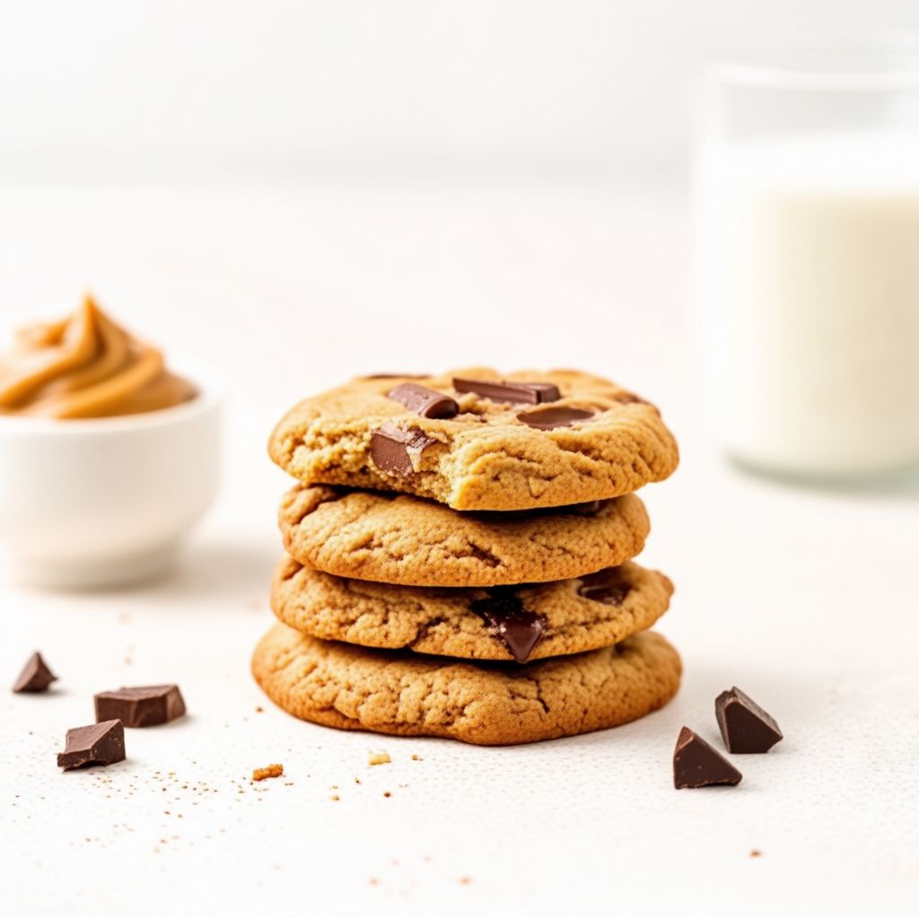 Peanut Butter Chocolate Chunk Delight Cookies