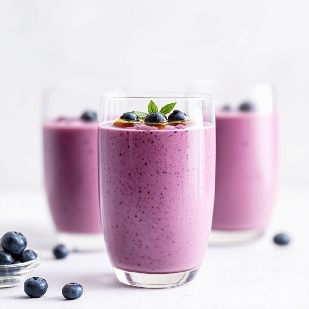 Frullato Cremoso ai Mirtilli