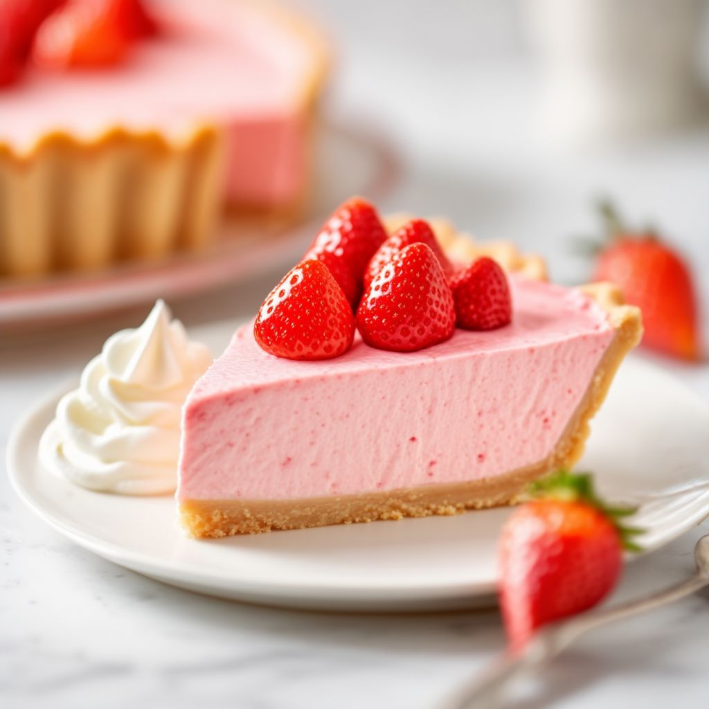 Cremige Erdbeer-Delight-Torte