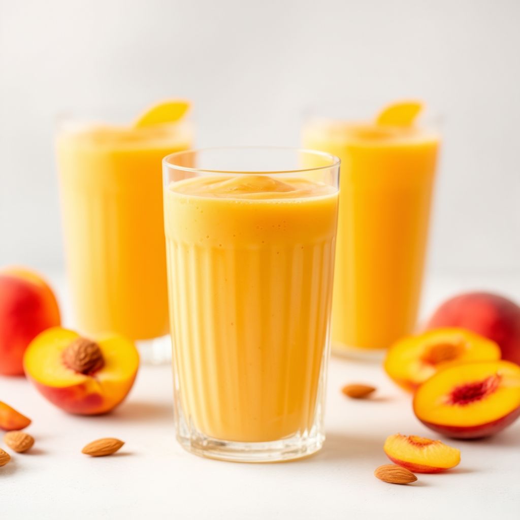 Peachy Vanilla Smoothie Delight
