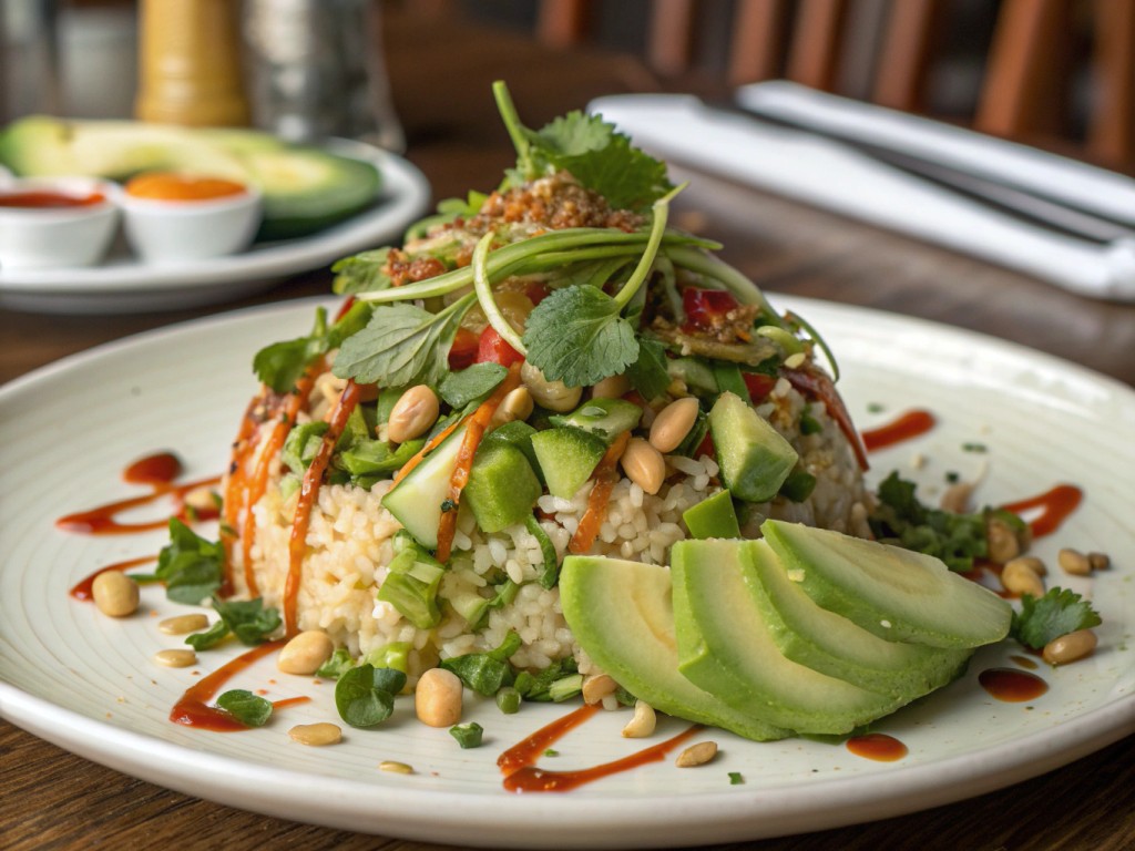 Knuspriger Reissalat