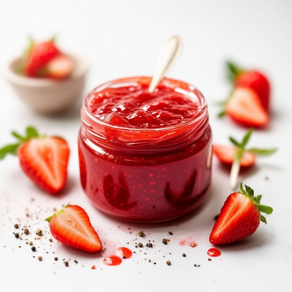 Erdbeer-Balsamico-Marmelade mit pikanter Note