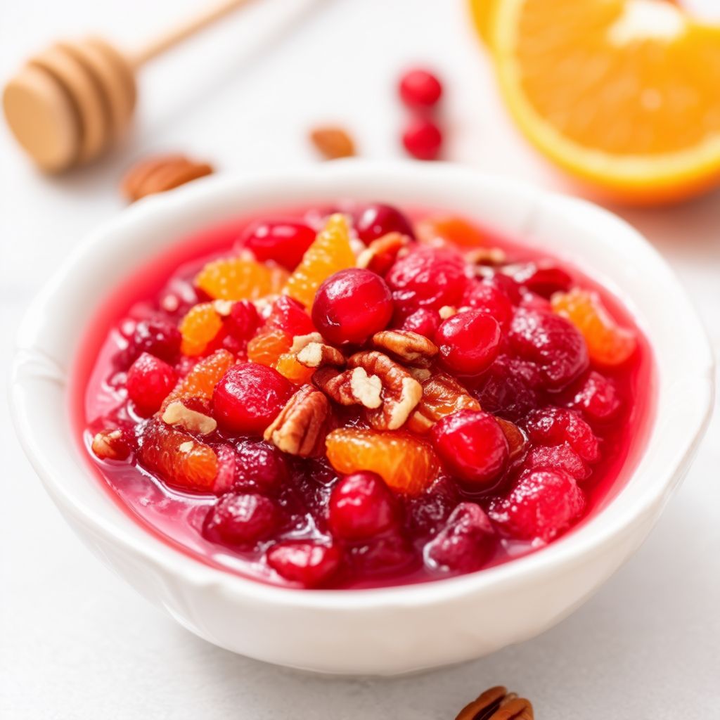Zesty Cranberry Orange Pecan Relish