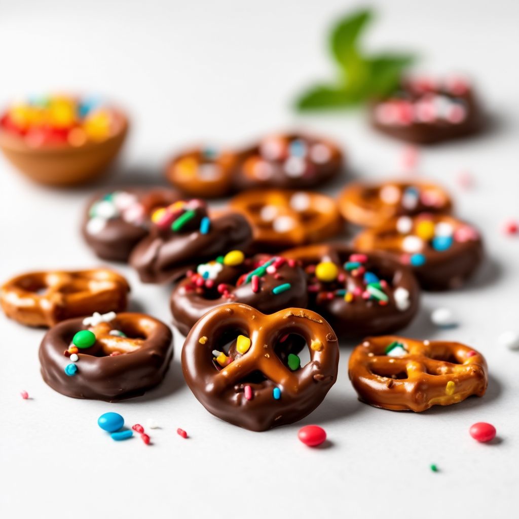 Festive Chocolate Pretzel Bites