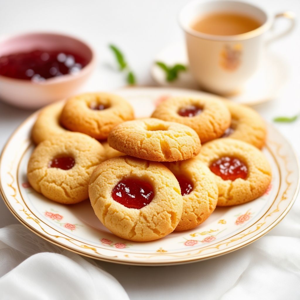 Biscotti al Burro Ripieni di Marmellata