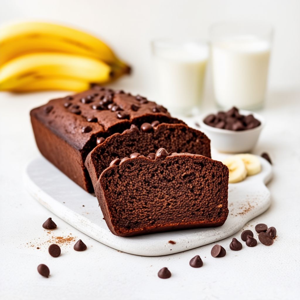 Pane alla Banana e Cioccolato Senza Glutine