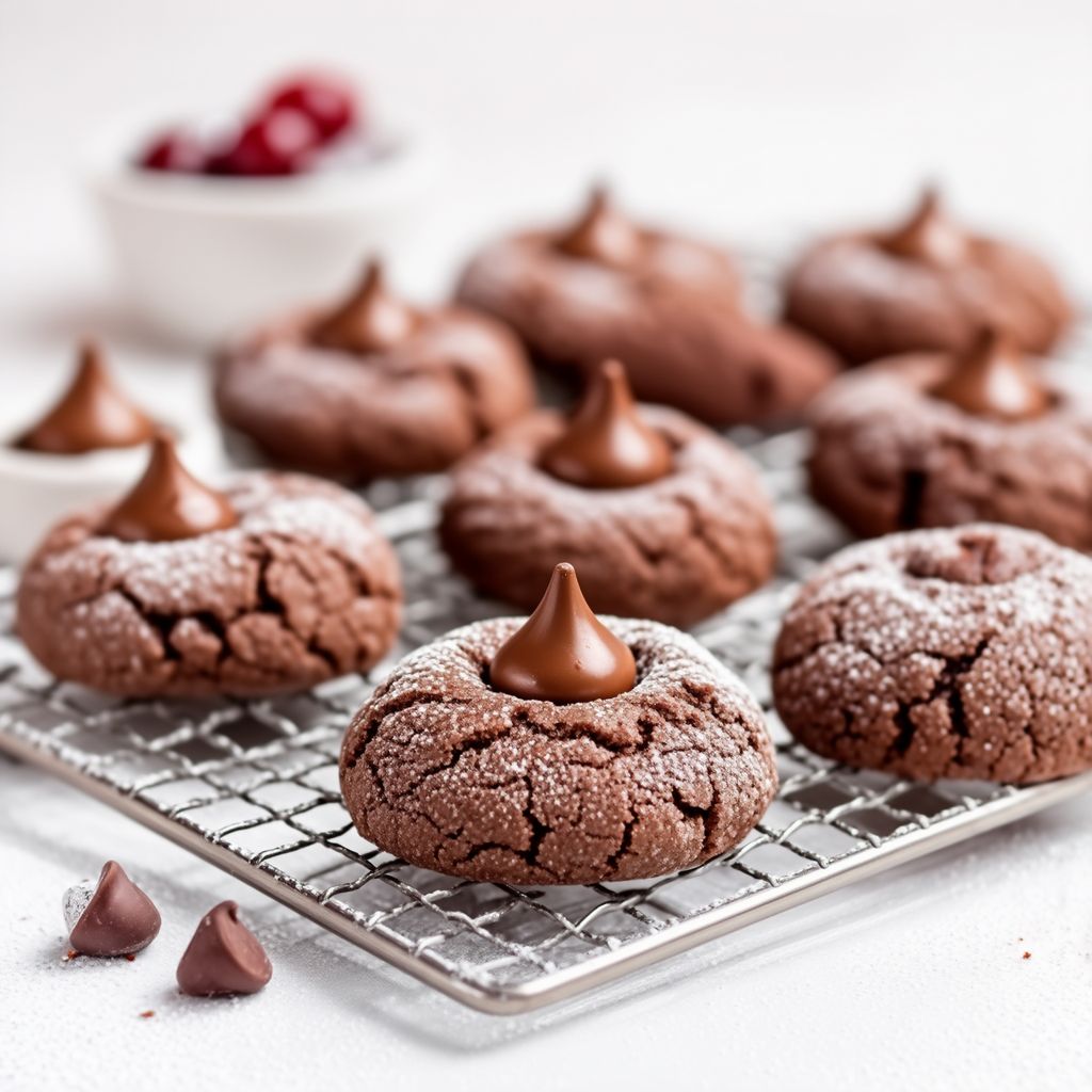 Chocolate Cherry Bliss Cookies