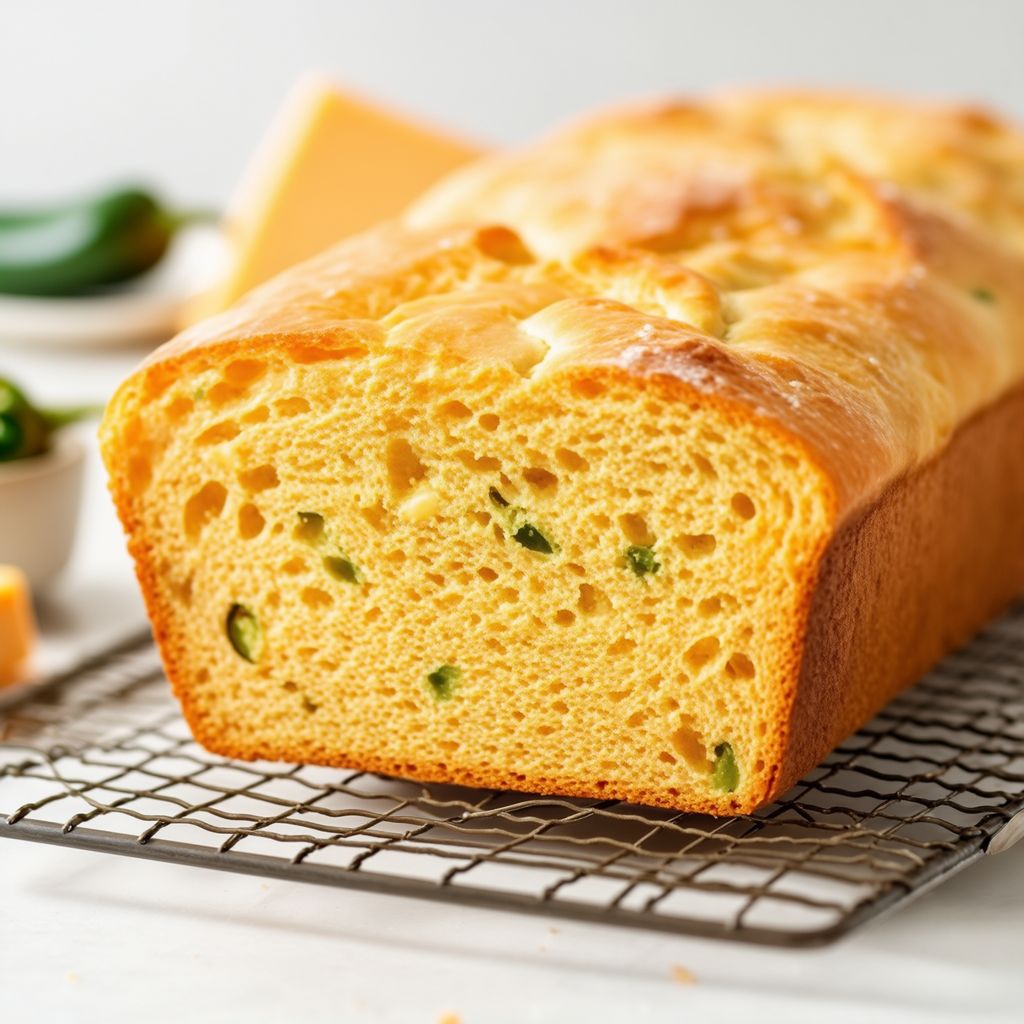 Würziges Jalapeño-Cheddar-Brot