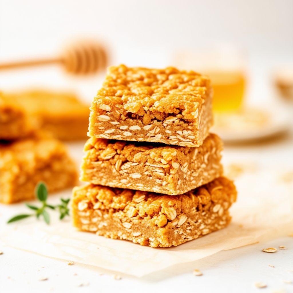 Golden Honey Oat Bars