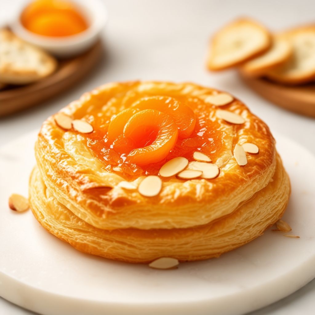 Apricot Almond Brie Puff Pastry