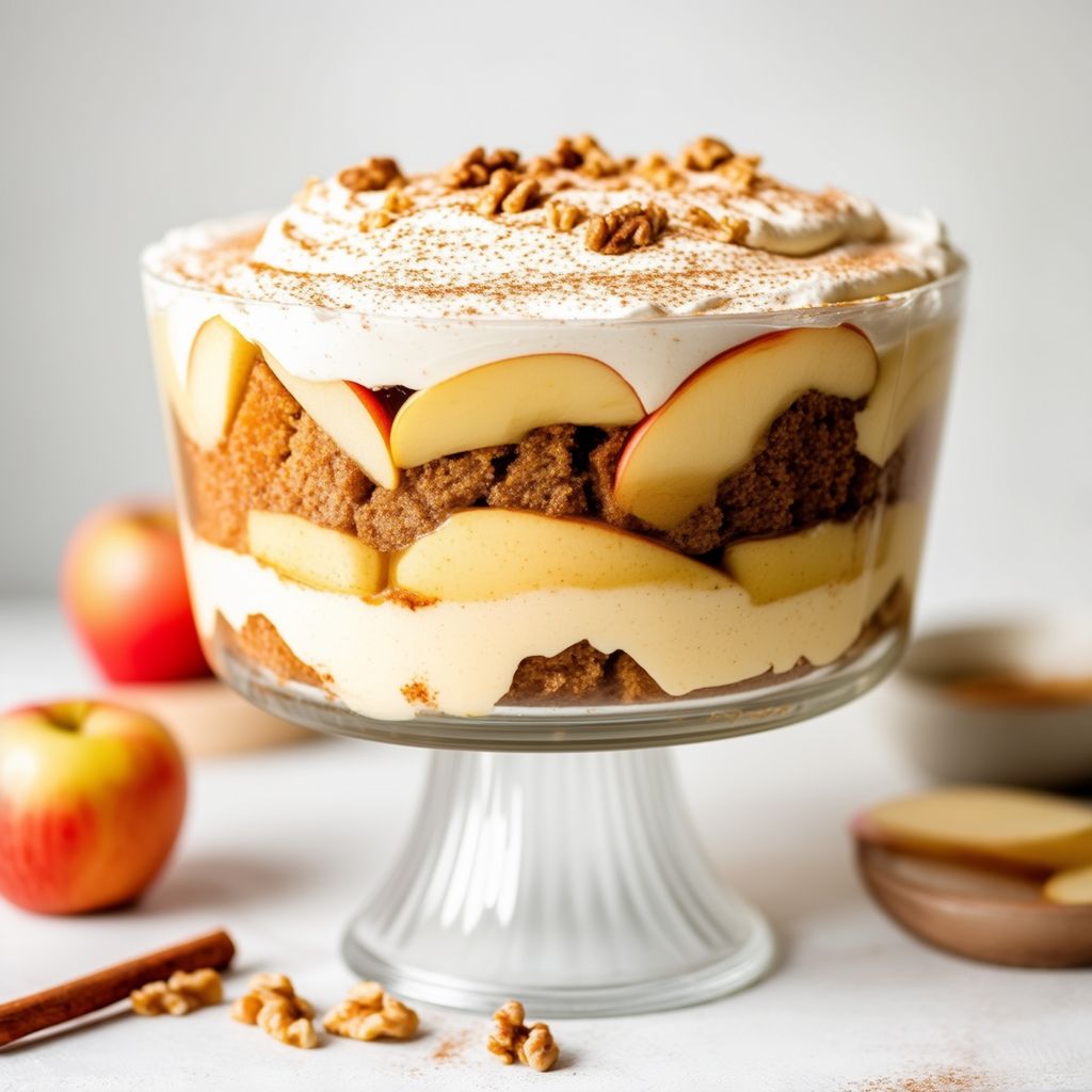 Spiced Apple Delight Trifle