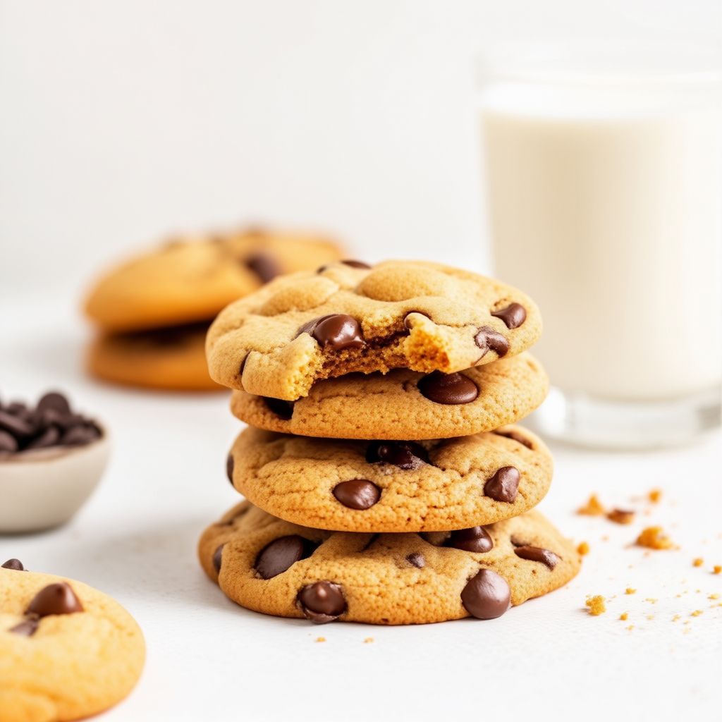 Kauzige Schokoladenstückchen-Delight-Cookies