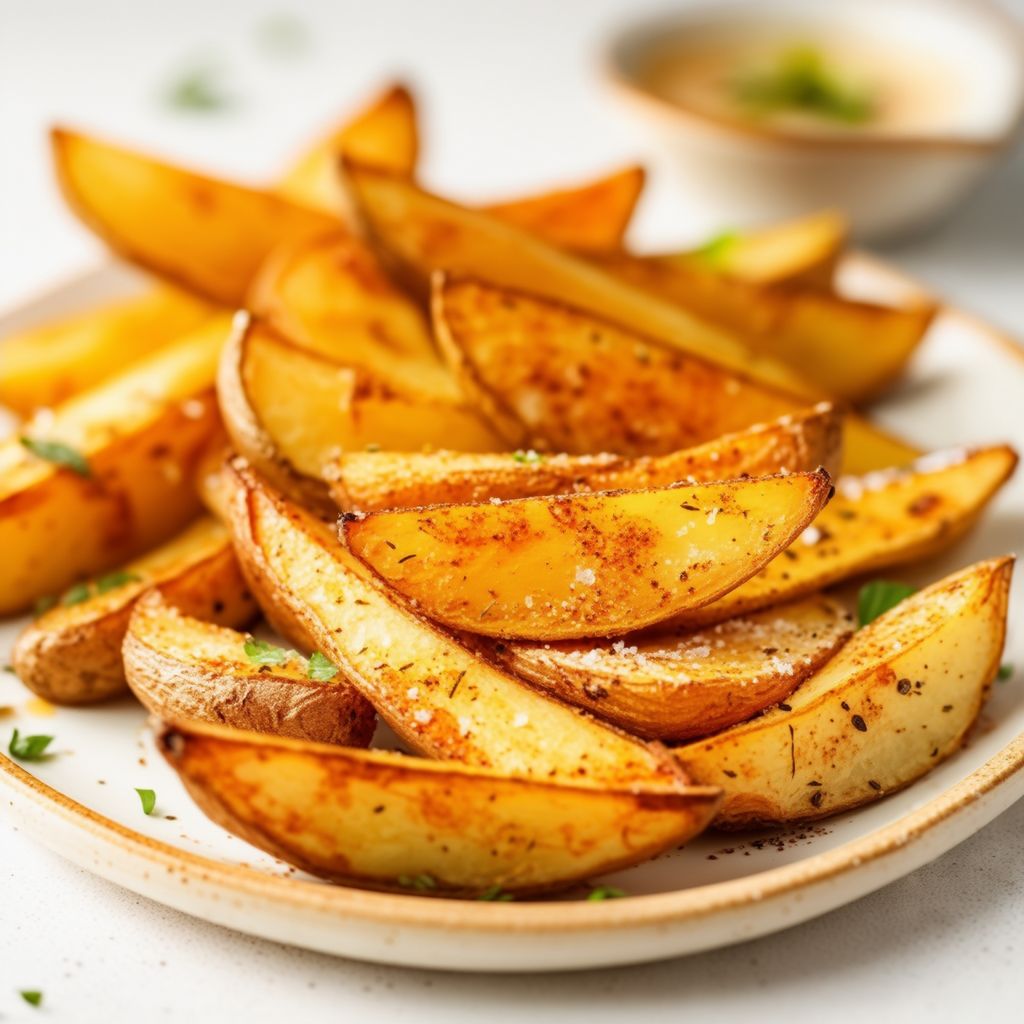 Gewürzte Kräuter-Kartoffelspalten