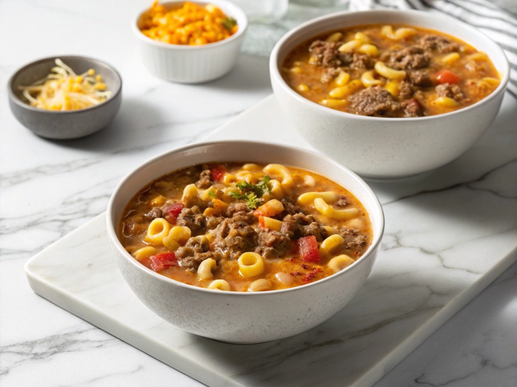 Cheeseburgersuppe