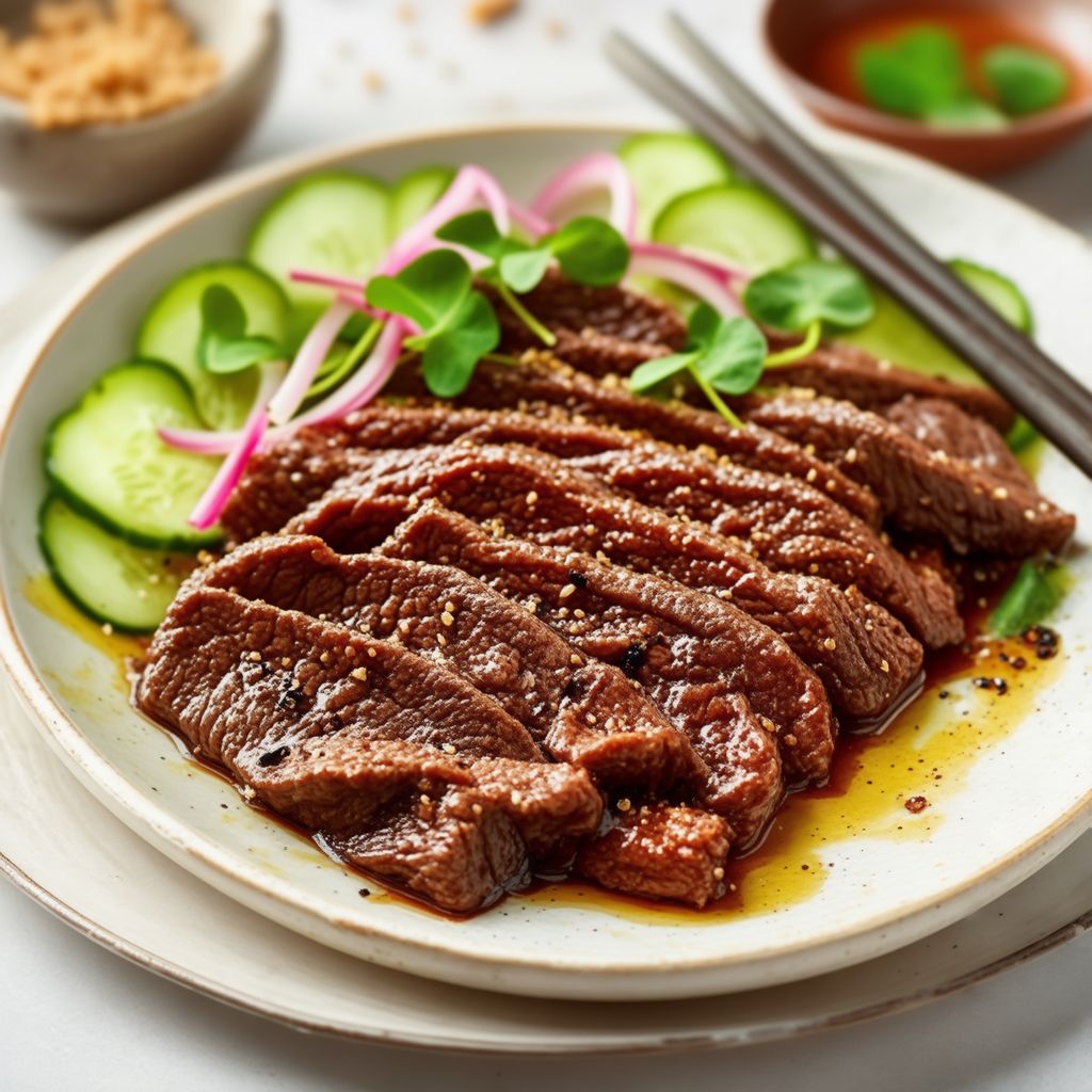 Insalata di Manzo con Aglio e Pepe alla Vietnamita