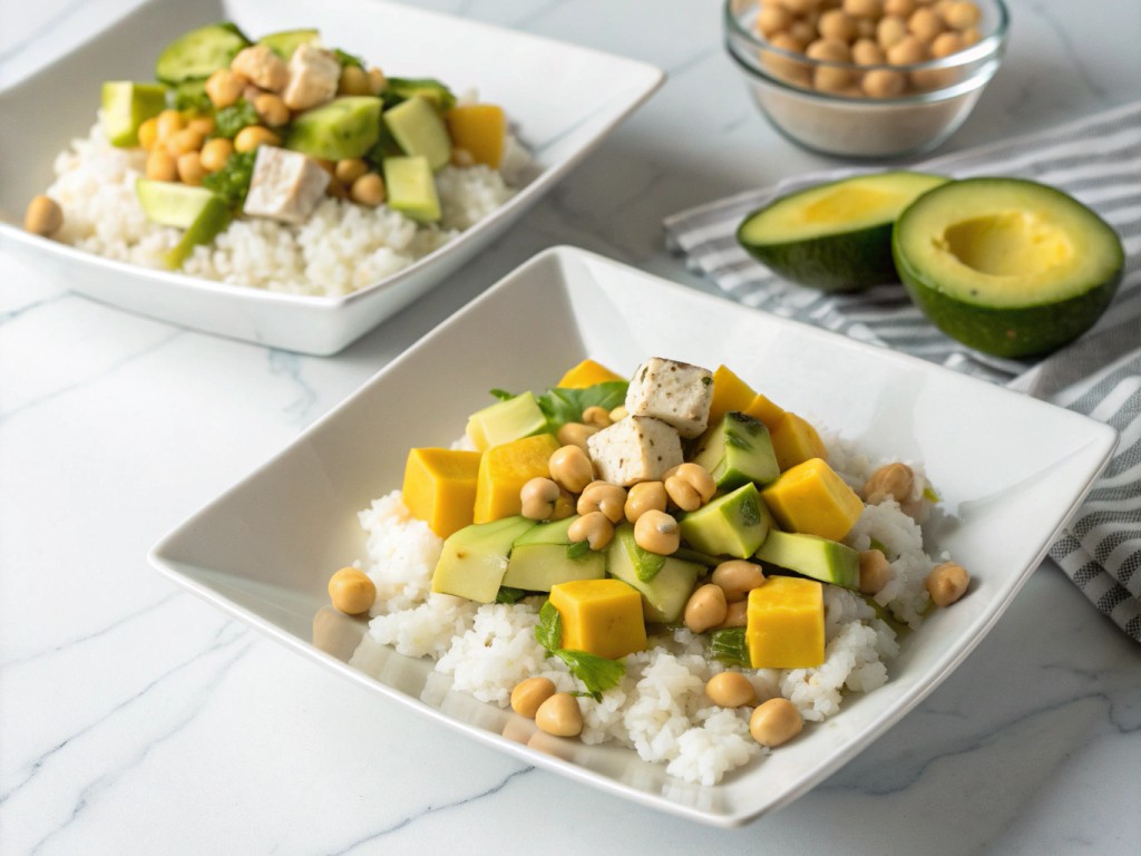 Mango-Kichererbsen-Salat
