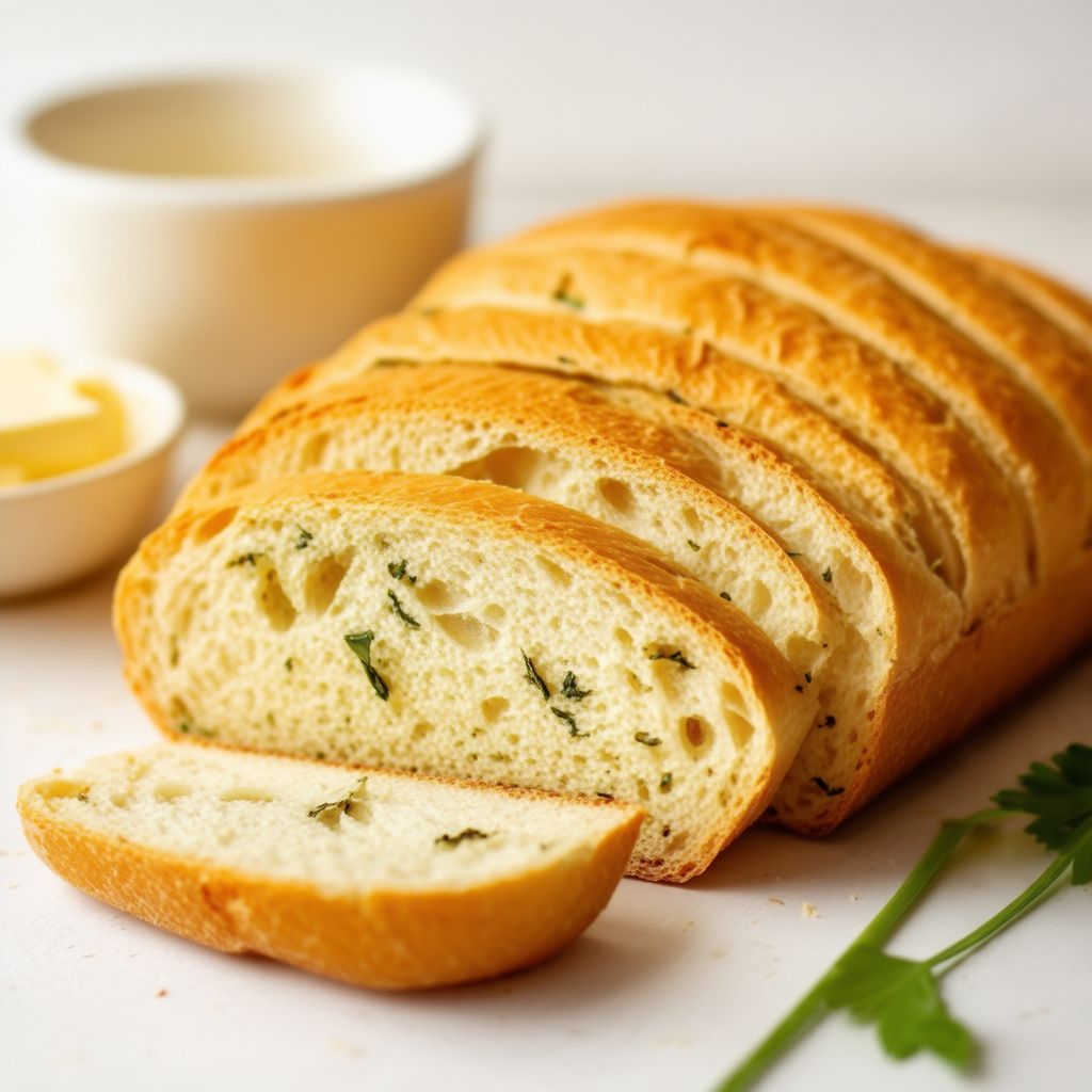 Knoblauch-Kräuter-Butterbrot