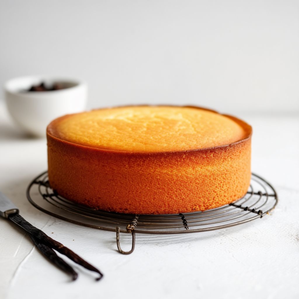 Eggless Vanilla Butter Cake