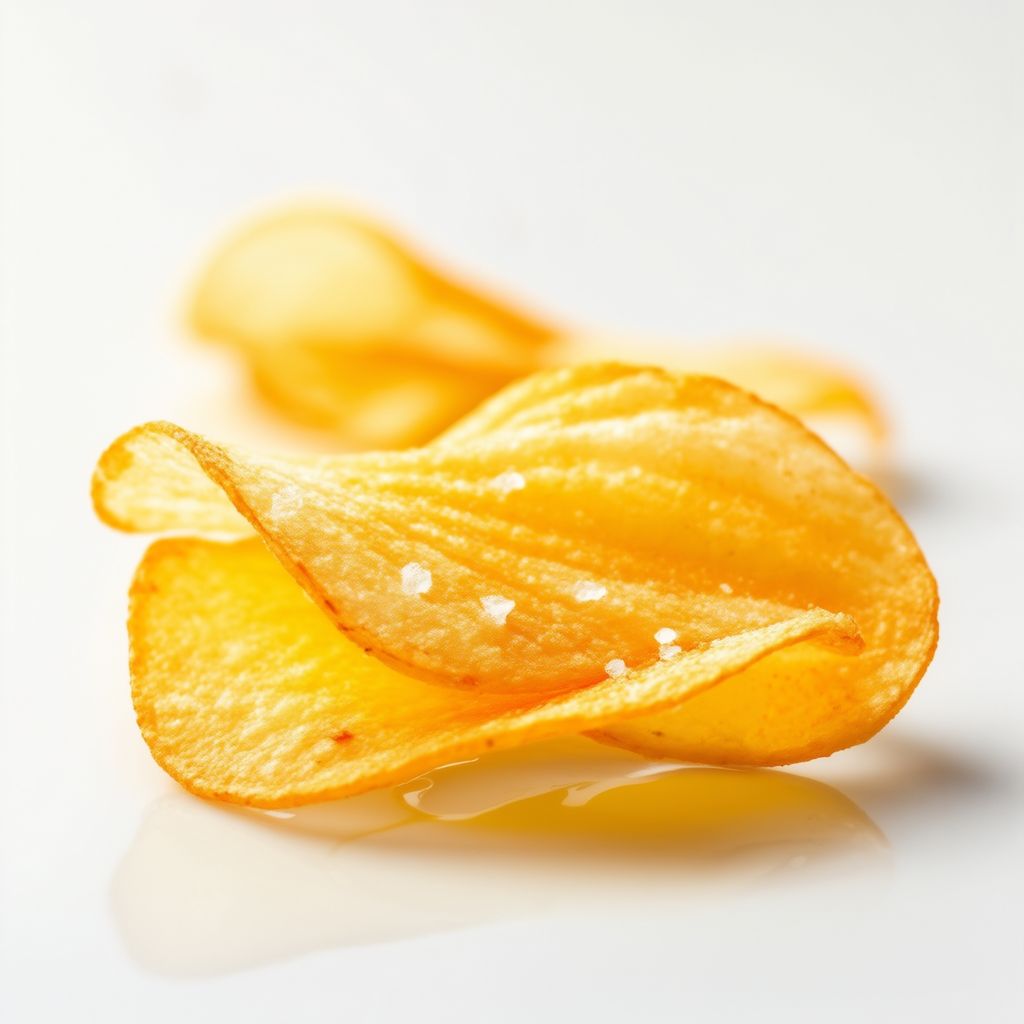 Knusprige Mikrowellen-Kartoffelchips