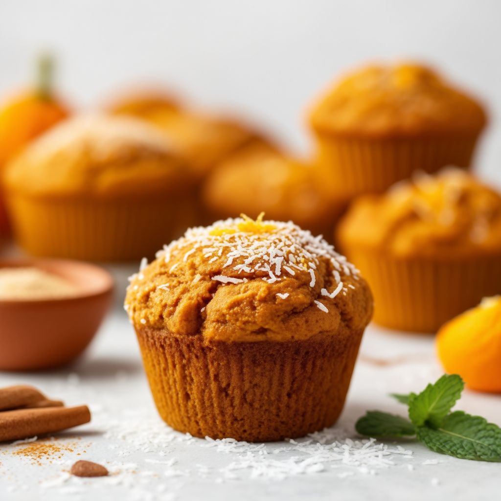 Kürbis-Kokos-Bliss-Muffins