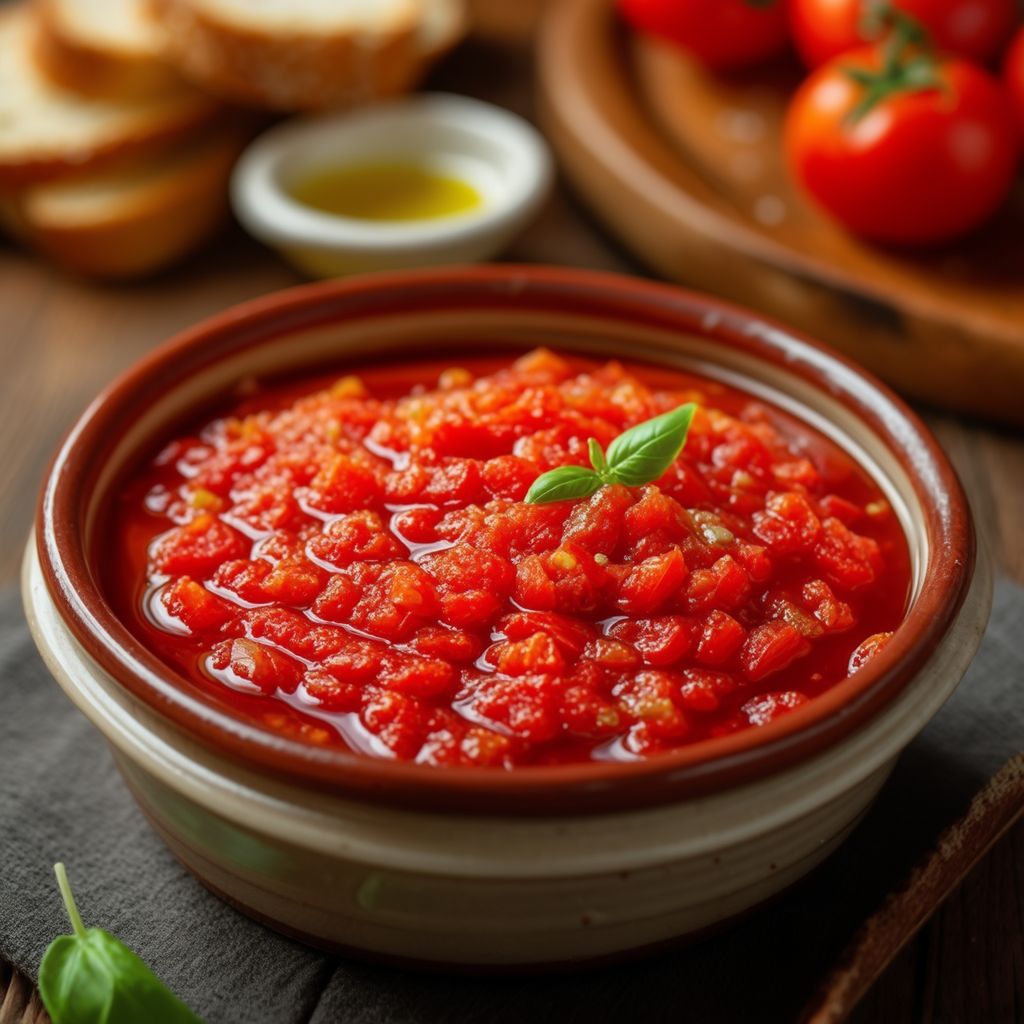 Rustikale italienische Tomatenrelish