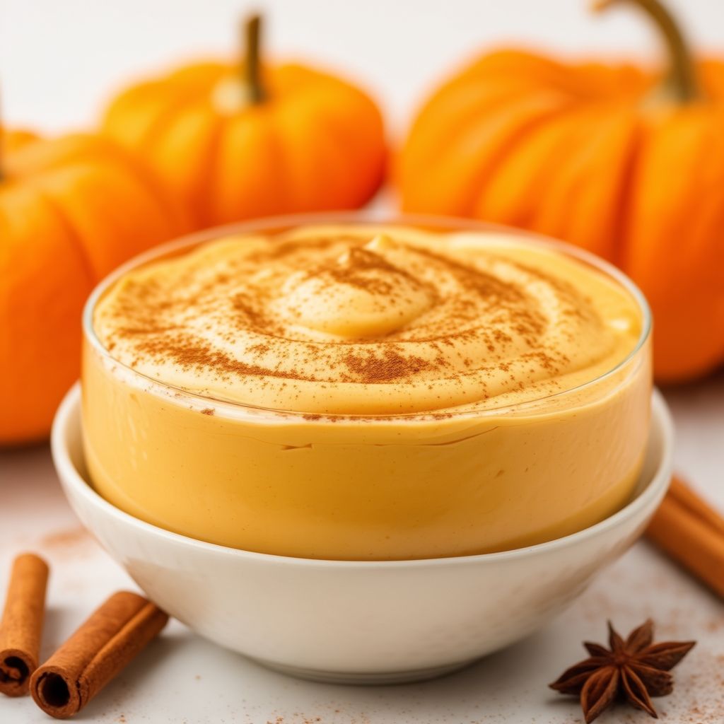 Gewürzte Kürbiscreme-Delikatesse