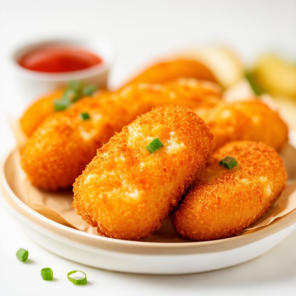 Crispy Cheesy Potato Croquettes